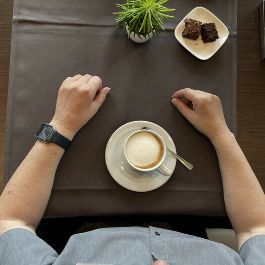 Auf einen Kaffee mit Gabriele Pioch (Gastronomische Leitung, ATLANTIC Hotel Galopprennbahn)