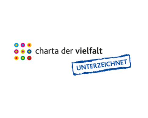 Logo: charta der vielfalt unterzeichnet