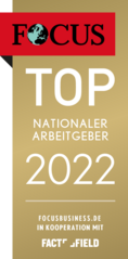 FOCUS TOP Nationaler Arbeitgeber 2022