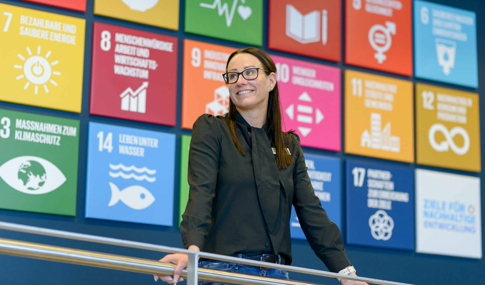 Sustainable Development Goals Wand im ATLANTIC Hotel Sail City