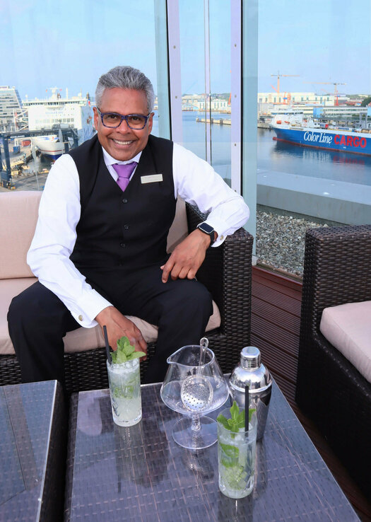 Auf einen Cocktail mit Ravi, Barchef im ATLANTIC Hotel Kiel